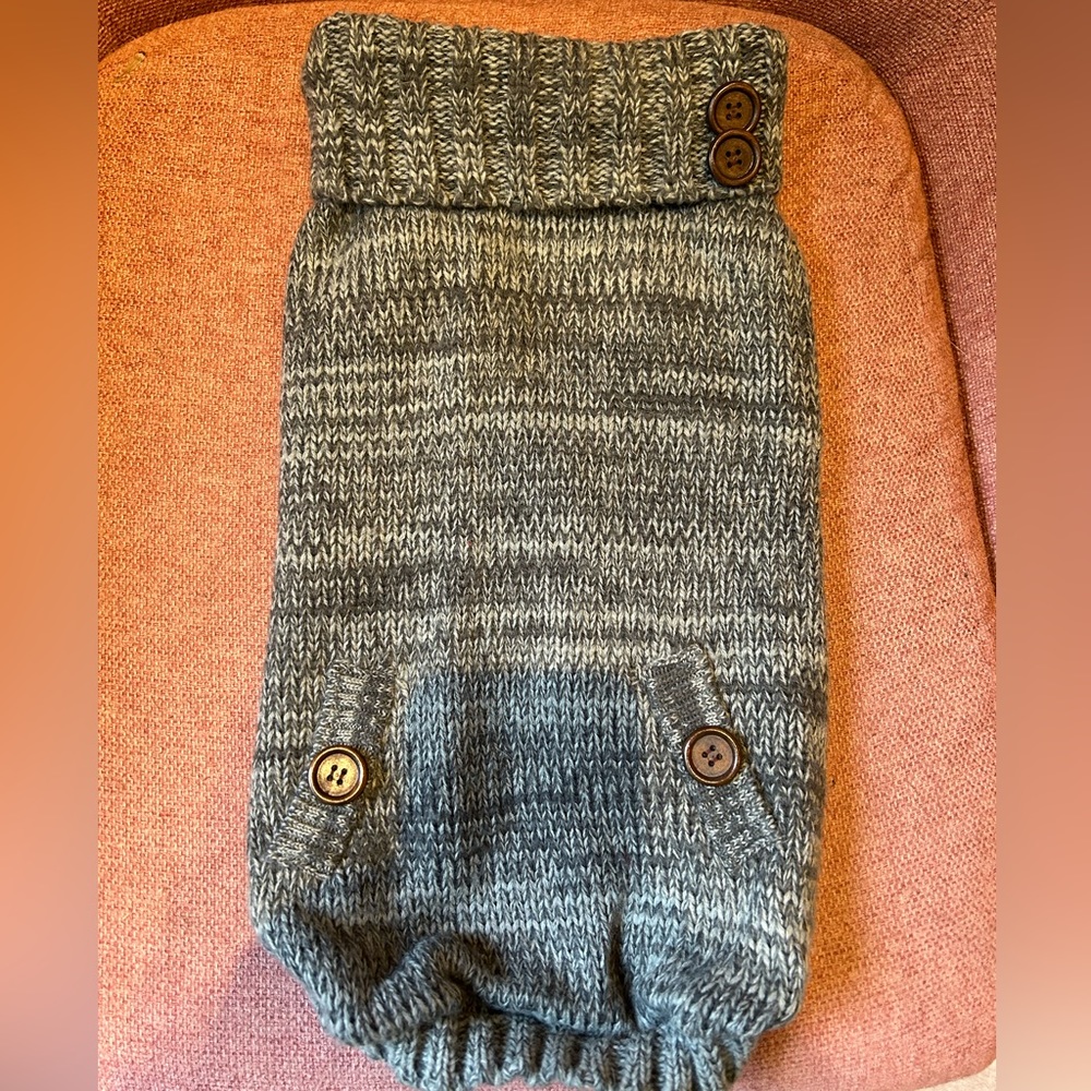 Knit dog sweater